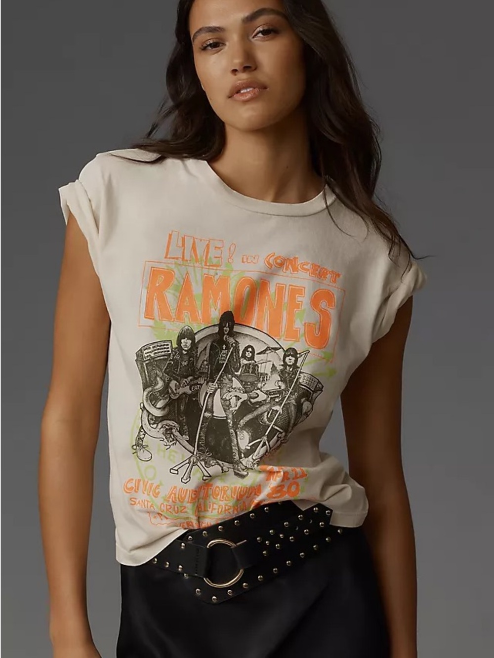 Letluv Anthropologie Ramones Graphic Tee
